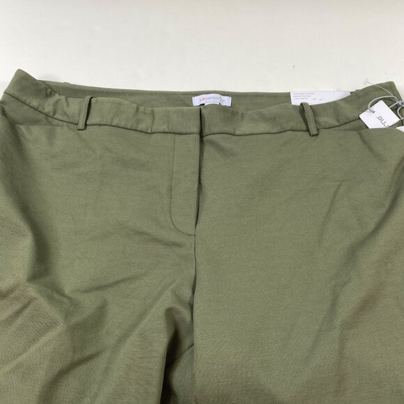 Liz Claiborne Womens Green Stretch Contoured Waistband Pants Size 20W - Picture 2 of 8